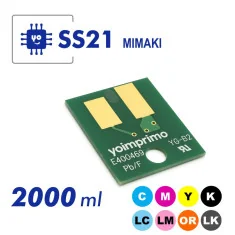 Chip de tinta Mimaki SS21, MBIS (2000ml) Chip de tinta Mimaki SS21, MBIS (2000ml)