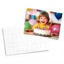 Puzzle para sublimar 120 peças, tamanho A4, acabamento brilhante