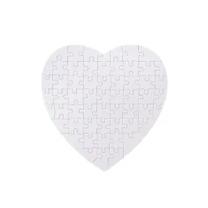 Puzzle con forma de corazón de 75 piezas para sublimar