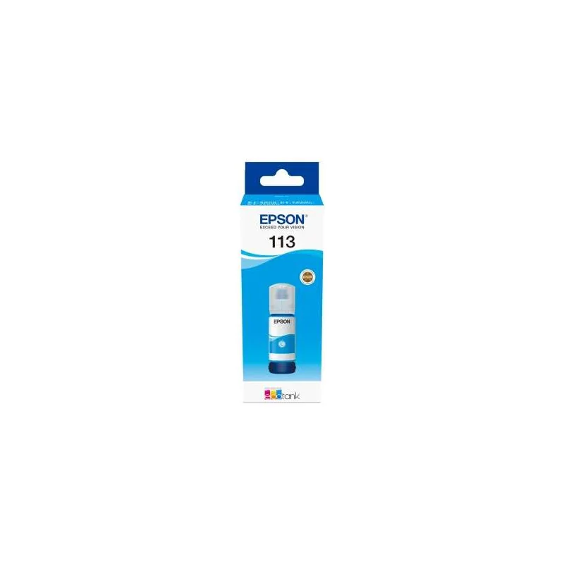 Encre cyan Epson Ecotank 113 (flacon de 70 ml)