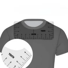 Guides d’alignement pour t-shirts DTF, sublimation et transfert – Jeu de 4 règles