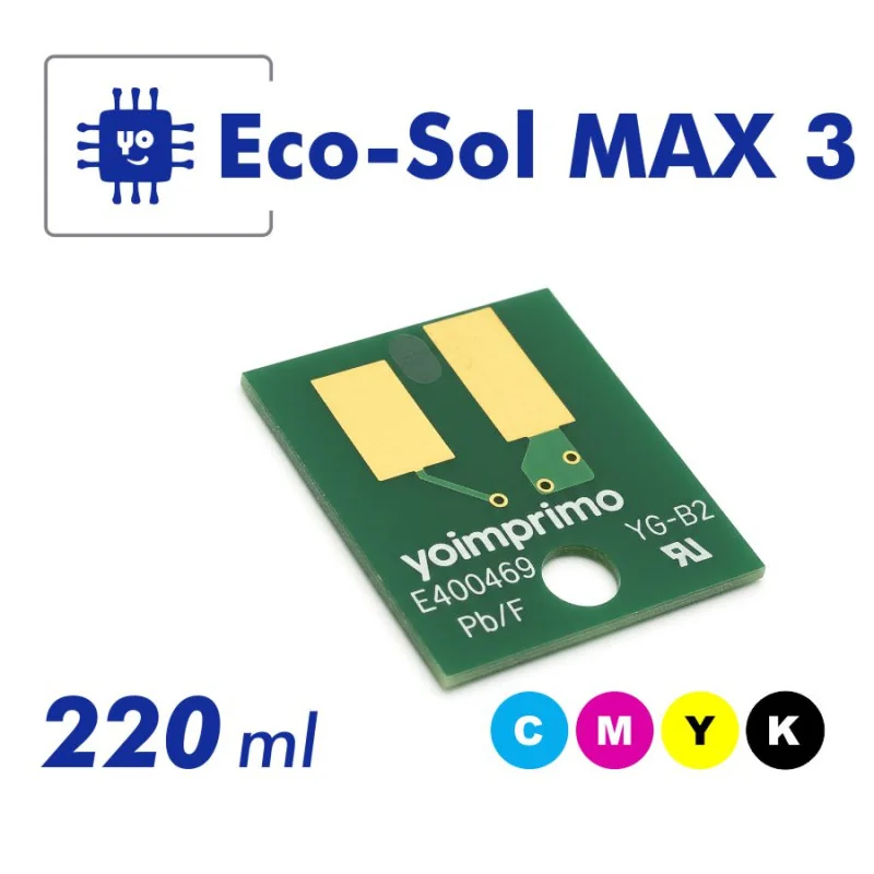 Chip de tinta Roland Eco-Sol MAX 3 (220 ml)