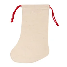 Chaussette de Noël en lin, sublimable