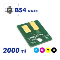 Puce d'encre Mimaki BS4, 2000 ml MBIS Puce d'encre Mimaki BS4, 2000 ml MBIS