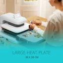 Prensa térmica automática inteligente LokLik ImPress Auto 2 38x38cm (branca)