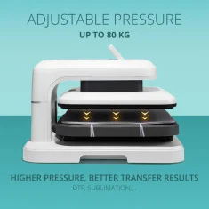 Prensa térmica automática inteligente LokLik ImPress Auto 2 38x38cm (branca)