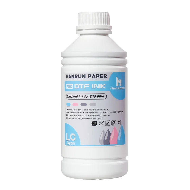 Tinta Hanrun Paper PRO DTF, Cyano Claro (1 kg)
