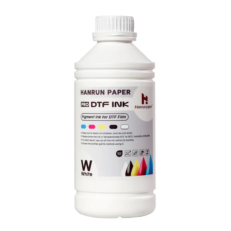 Tinta Hanrun DTF PRO, branca (1 kg)