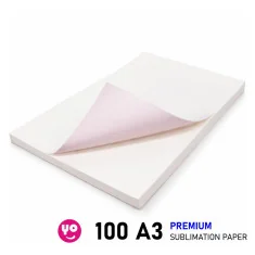 Papier de sublimation yoimprimo® Premium A3. Séchage rapide, pour textiles et matériaux rigides (100 feuilles, A3)