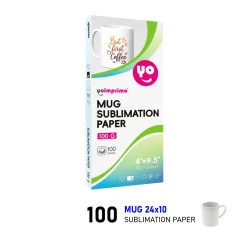 Papier de sublimation pour Mugs, 100 feuilles 24x10cm