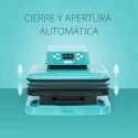 Prensa térmica automática LokLik Autopress 38x38cm (Cor: Azul Turquesa)
