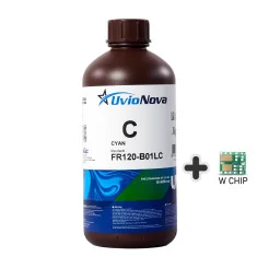Encre UV Cyan 1L, compatible Mimaki LUS-120 (puce incluse). InkTec Uvio Nova, FR120 Encre UV Cyan 1L, compatible Mimaki LUS-120 (puce incluse). InkTec Uvio Nova, FR120
