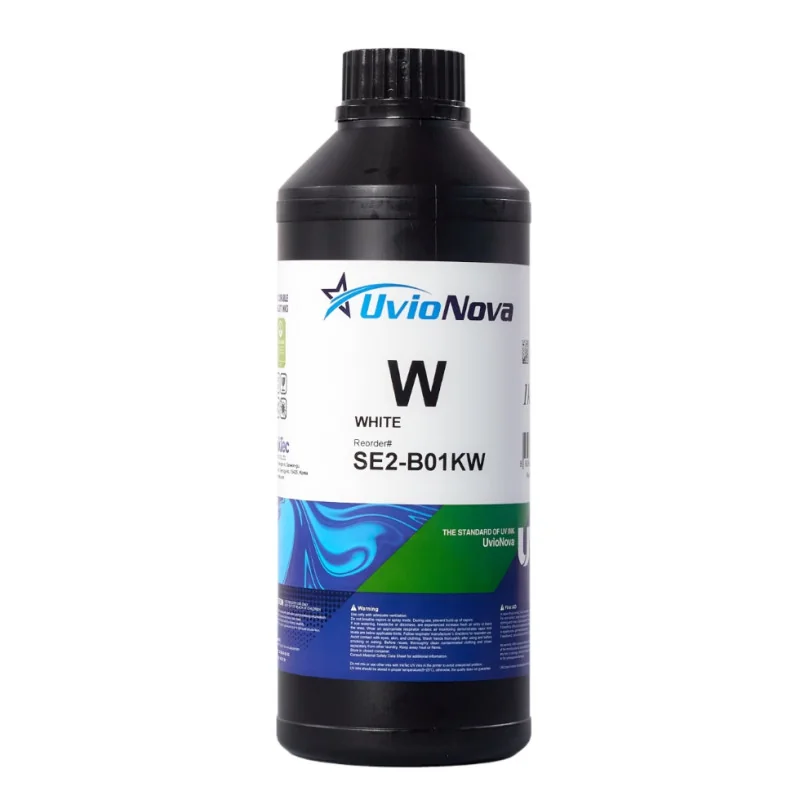 Tinta UV branca Inktec SE-2, para cabeças de impressão Epson , alta cura (1 kg)