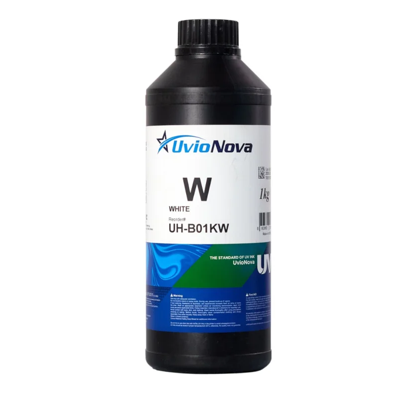 Encre UV dure pour têtes Ricoh et Konica | InkTec UH (1 kg, blanche)