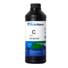 Tinta UV Hard para cabezales Ricoh y Konica | InkTec UH (1 Kg, Cian)