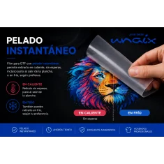 Filme DTF instantâneo 30cm UNAIX® (bobina de 100m)