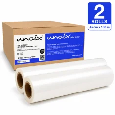Filme DTF instantâneo de 45 cm, UNAIX® (caixa com 2 rolos x 100 m) Filme DTF instantâneo de 45 cm, UNAIX® (caixa com 2 rolos x 100 m)