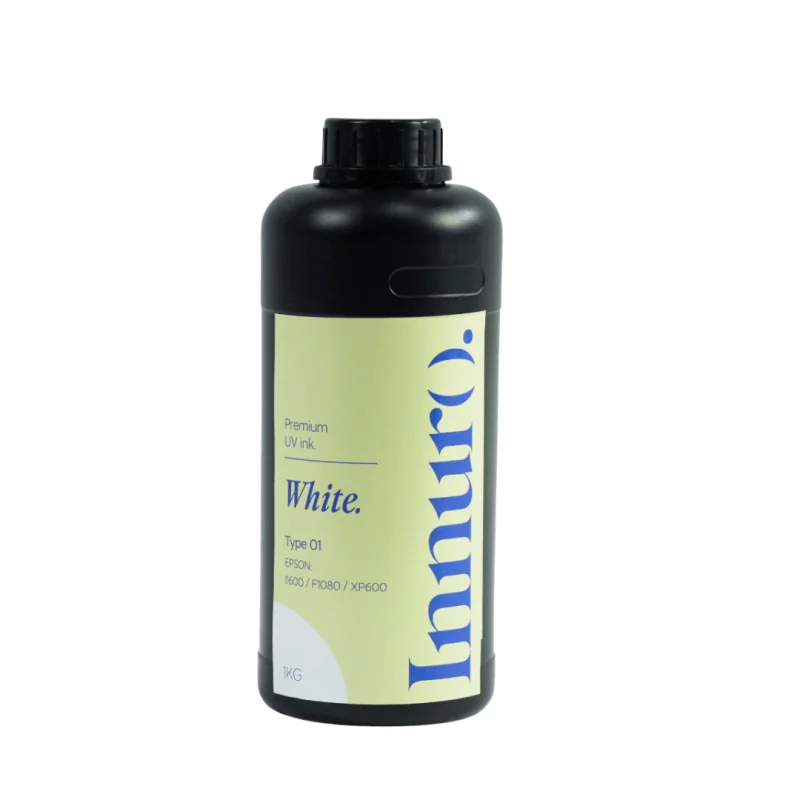 Encre UV blanche Innuro 1 kg pour têtes d'impression Epson