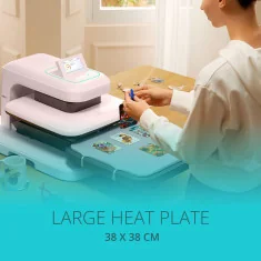 LokLik ImPress Auto 2 Smart (Rosa), Prensa Térmica Automática 38x38cm