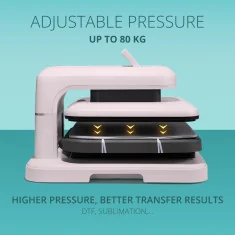 LokLik ImPress Auto 2 Smart (rose), Presse à chaud automatique 38 x 38 cm