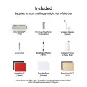 Ensemble Cricut Explore 5 essentiels - Machine de découpe avec pack de démarrage