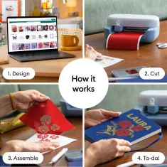 Cricut Joy 2 + Pack Esencial – Máquina de corte compacta con kit de accesorios