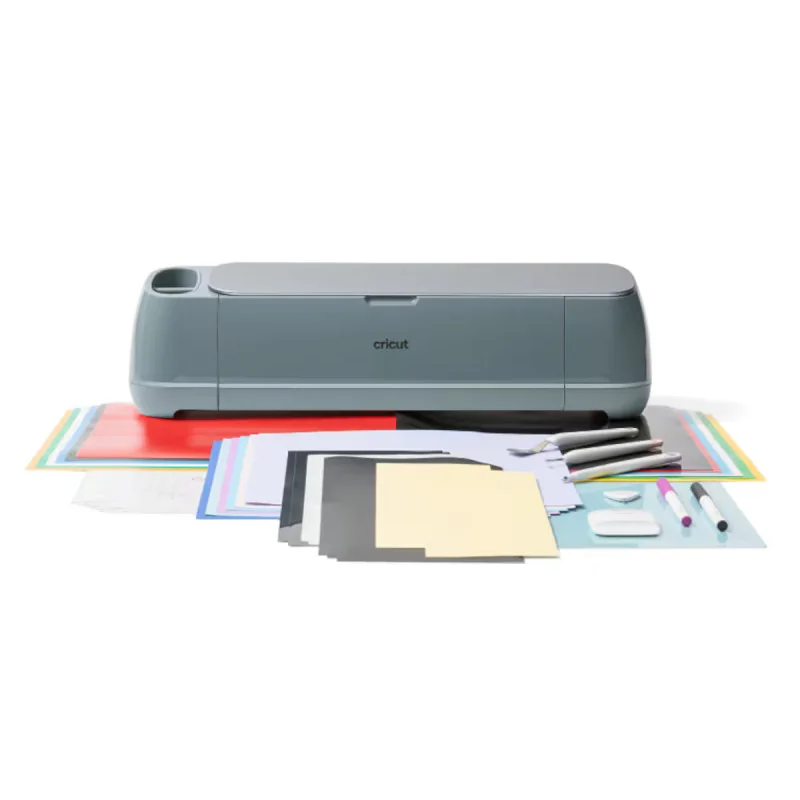 Cricut Maker 4 + Pack Esencial - máquina de corte con kit de materiales y herramientas
