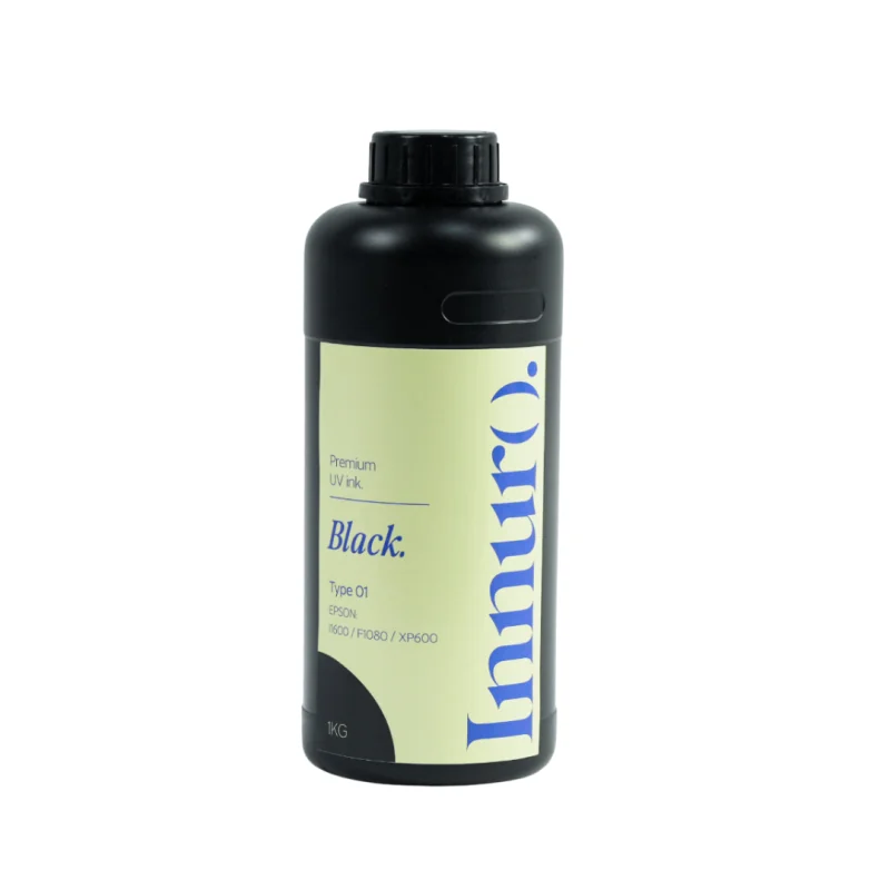 Encre noire UV Innuro 1 kg pour têtes d'impression Epson