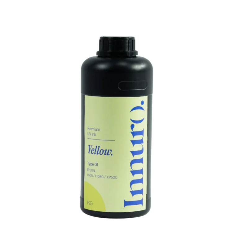 Encre UV jaune Innuro 1 kg pour têtes d'impression Epson