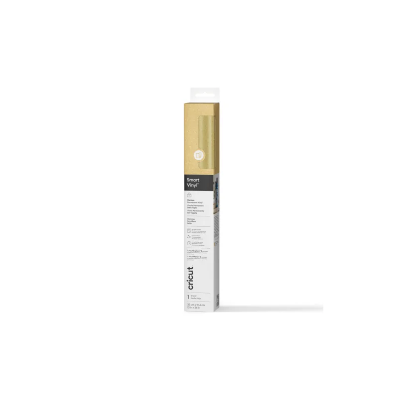 Vinilo adhesivo permanente ORO SHIMMER, Smart Vinyl™ (rollo, ancho 33cm) Vinilo adhesivo permanente ORO SHIMMER, Smart Vinyl™ (rollo, ancho 33cm)