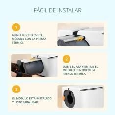 LOKLiK Straight Tumbler Heat Plate Kit, módulo para copos cilíndricos