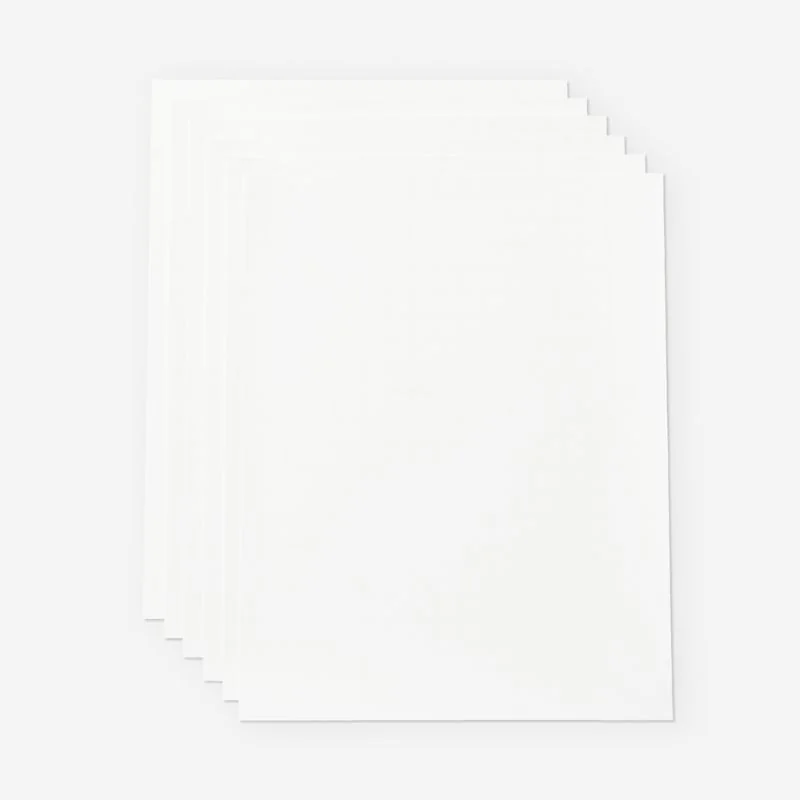 Vinil imprimível Cricut branco A4, 12 folhas