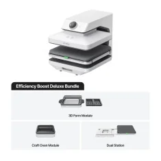 Pack Deluxe xTool WonderPress avec Craft Oven, 3D Form et Dual Station Pack Deluxe xTool WonderPress avec Craft Oven, 3D Form et Dual Station
