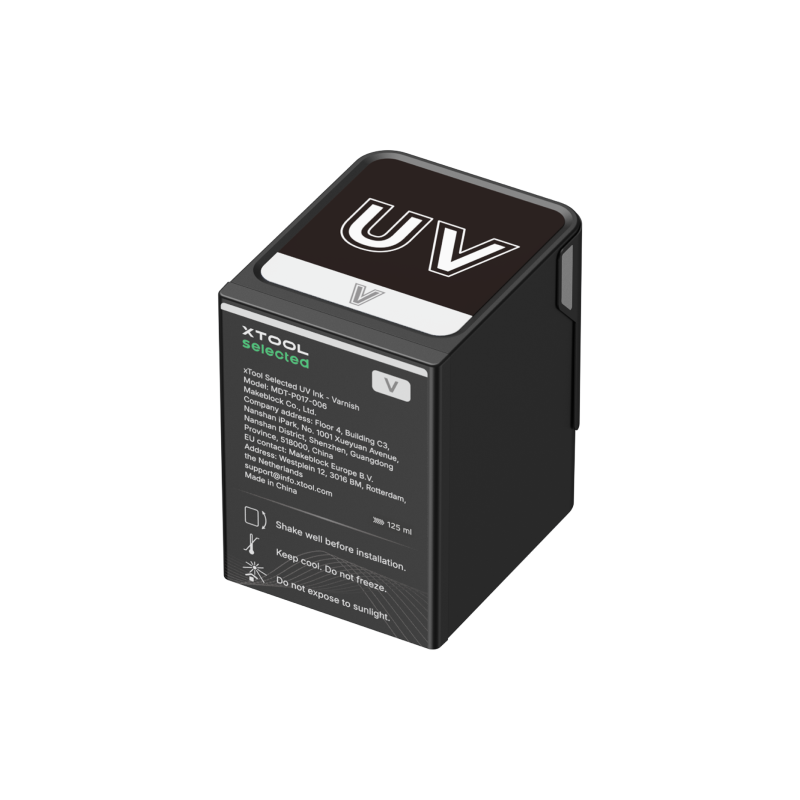 Cartouche de vernis UV transparent xTool pour O1, 125 ml