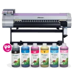 Encres EcoSolvent pour Mimaki en bouteilles, sacs, vrac. Inktec