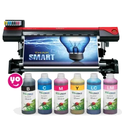 Encres EcoSolvent pour Roland en bouteilles, sacs, vrac. Inktec