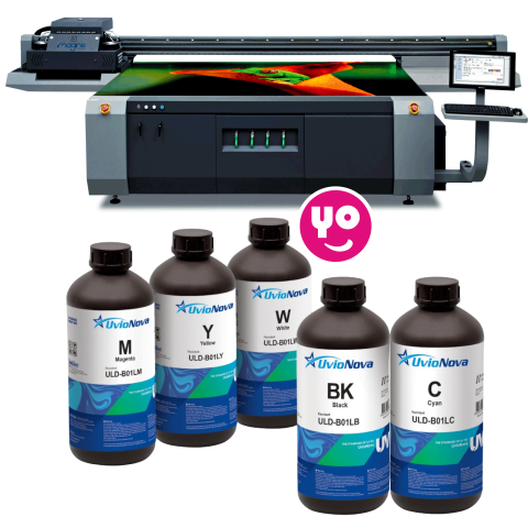 Tintas UV para impresoras UV, UV-LED con cabezales Kyocera - yoimprimo