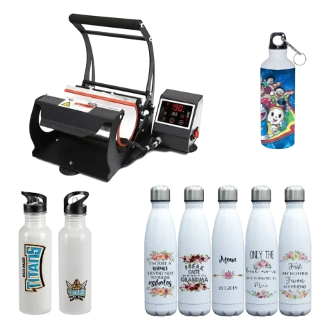 Prensas térmicas para garrafas e garrafas térmicas com o melhor preço.