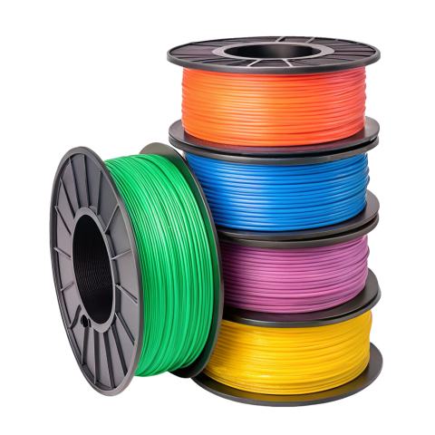 Filamentos 3D termoplásticos para impressoras extrusoras