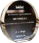 InkTec Award, In Grateful Appreciation to CMC VYRECO S.L.